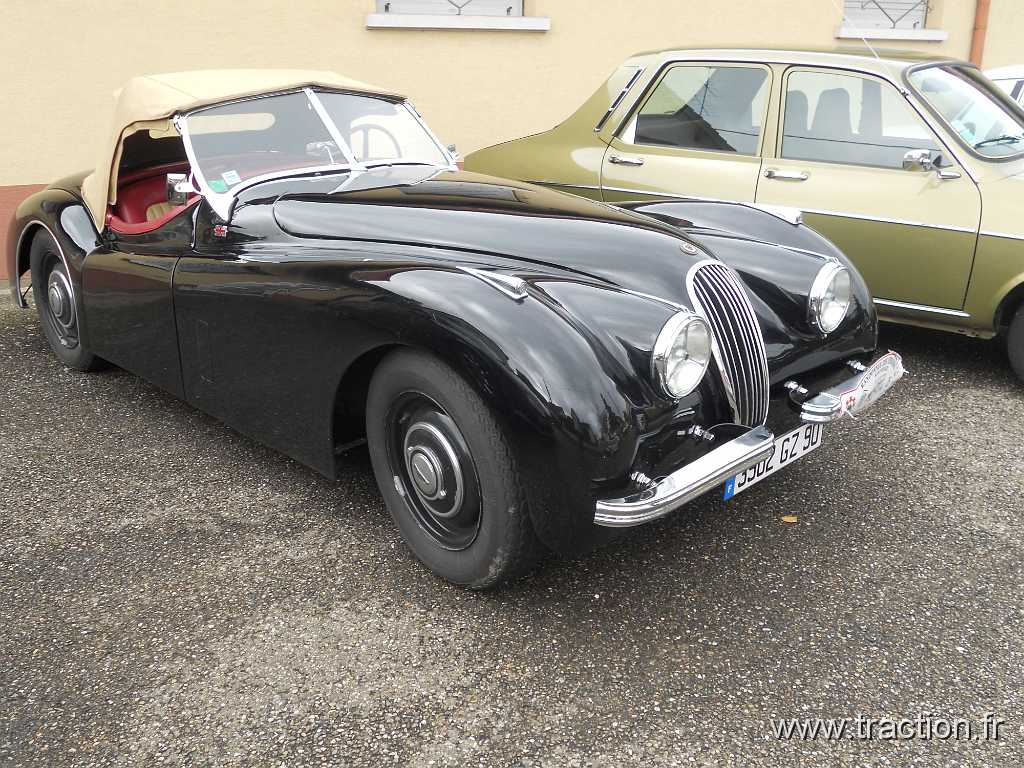 2013_Rustenhart (62).JPG - 06/10/2013 - 68740 RUSTENHART 33ème Randonnée Internationale des Vendanges - Jaguar série XK